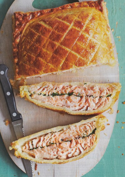 picture of Salmon en croute
 Fish